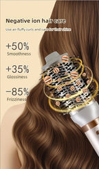 5 in 1 Handle Foldable Hair Dryer Portable Multifunctional Home Hair Dryer Negative Ion Hair Care Curling Iron Personal Styling