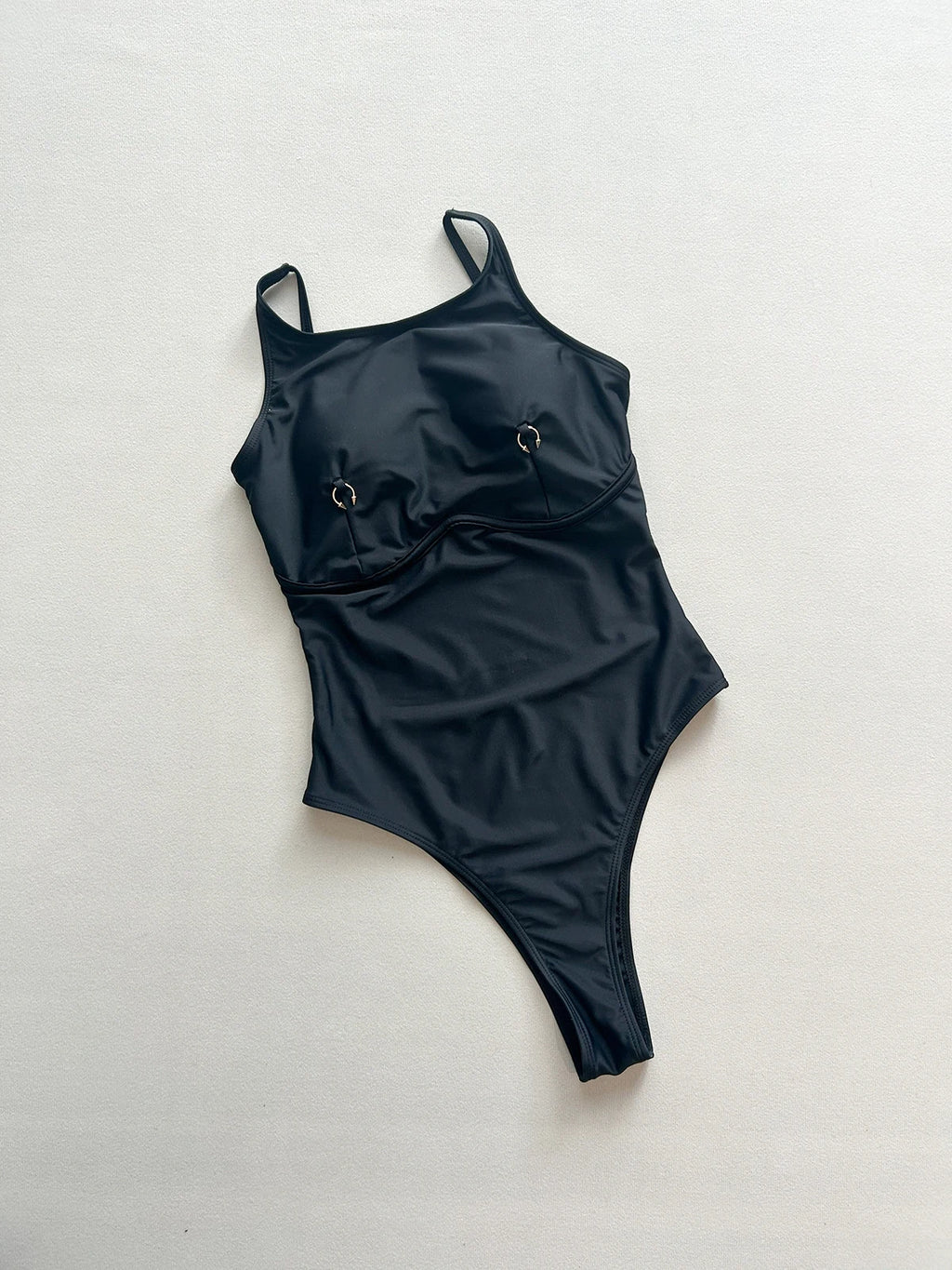 Thong 2025 Sexy Women One Piece Swimsuit Swimwear Female Solid High Waist Monokini Swimming Suit Bathing Suit Biquini Beachwear
