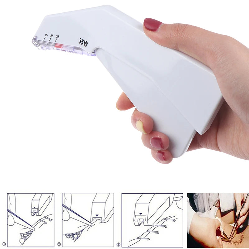 1pc Medical Surgery Disposable Stainless Steel Skin Stapler Nails Skin Stitching Machine Sterile Blank Package Nail Puller Secondary image