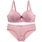 DaiNaFang New Sexy Bras Set Push Up Underwear For Women Adjustable Breathable Design Sweat Absorbing Upper Tray BC Cup Lingerie