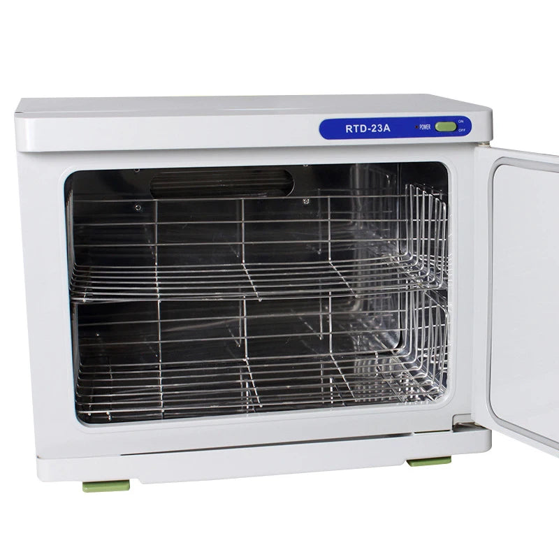 23L Towel Warmer Towel Disinfection Cabinet Large Capacity Single Layer Spa Hall Hair Salon Disinfection Cabinet RTD-23A