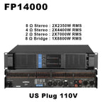 Original LOGO FP10000Q Professional Digital Power Amplifier 4x1350W 10000 Watt FP14000 2X2350W Audio DJ Subwoofer Amplifier