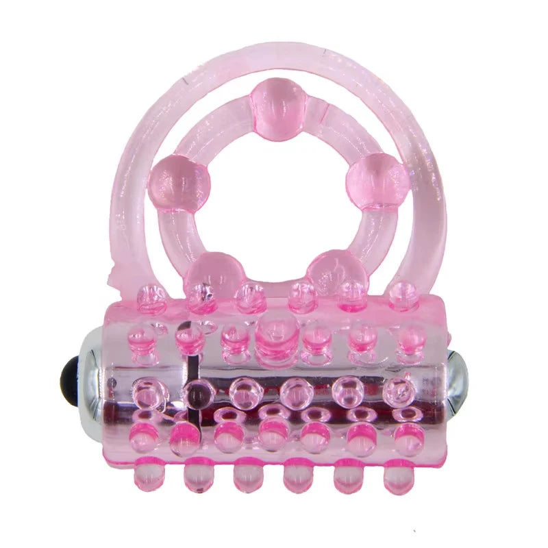 Dingye Dual Pleasure Clit Flicker Vibrating  Penis Ring Sex Products for Men Cock Ring