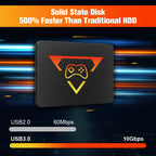 1TB Portable Gaming SSD 3 System in 1 Game Console 80+ Emulators for PS5/PS4/XBOX/XBOX One/PS3/SWITCH with 16191 3D & Retro Game