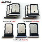 SIM Card Holder For Google Pixel 7 7A 7 Pro SIM Single Card Tray Holder Drawer Phone Holder Adapter Tray Chip Slot Drawer Parts