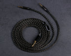OPENHEART 16 Core Headphone Cable 1 to 2 jack dual 3.5/2.5/4.4mm/XLR Balance Cable For HIFIMAN DENON Replacement Cable 2m 3m