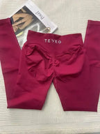 TEVEO – Leggings De Fitness Respirants Pour Femmes, Pantalons De Yoga De Haute Qualité, Pantalons De Cyclisme A Haute Elasticité
