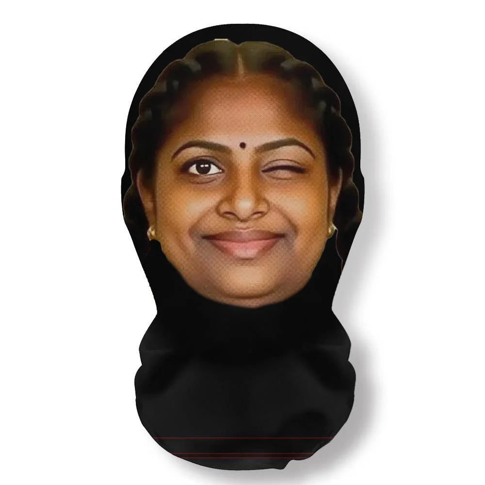 Funny Indian Facial Expression Spoof Abstract Humorous Mask Novelty Live Streaming Outdoor Prop Cosplay Costume Accessories