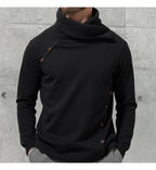 2026 New Men's White Turtleneck Sweater, British-style Black Pullover, Asian Sizes M-4XL. Gray Sweaters
