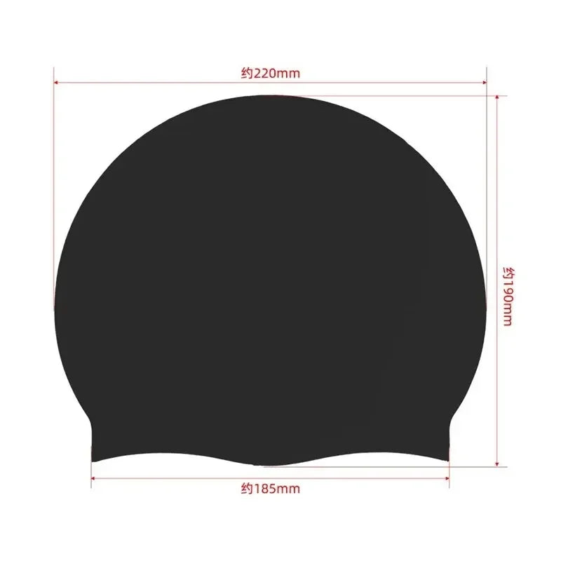 Swimming Cap Silicone Waterproof Swim Hat for Men Women Adult Kids Pool Caps Diving Swimming Equipment Elastic Caps 2025