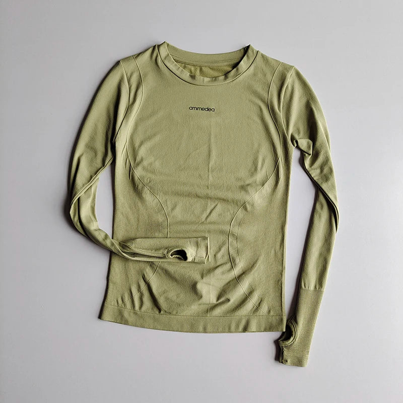 Women's Outdoor Sports Shirt Yoga Wear Fitness T-Shirt Running Workout Tops T-shirt Female Sportswear Exercise Gym Clothing