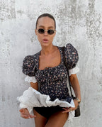 Elegant French Lace Floral Dress 2025 Spring and Summer Woman Sexy Square Neck Commute Soft Home Travel Casual High Waist Dress