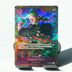 One Piece Roronoa Zoro Series Set Championship Treasure Cup Promo Anime Collectibles DIY Replica Cards Texture Card