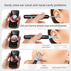 Wireless Ear Wax Removal with Camera Rechargeable Ear Cleaner 1080P Check Camera with Ear Spoon Set Canal Clean