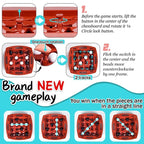 Logic Chess Track Game Educational Toy, Track Chess Game, Four In A Row Game, Fun Table Top 2 Players Puzzle Board Game Set
