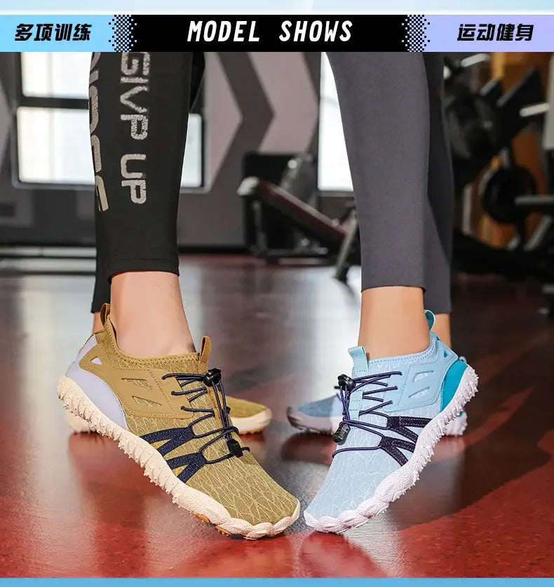 Men's Summer Water Wading Hiking Shoes 2025 Outdoor Women's Sports Shoes Breathable Fast Drying Anti Slip Hiking Beach Barefoot