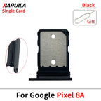 SIM Card Tray Holder For Google Pixel 8 8A 8 Pro Sim Single Card Tray Holder Adapter Chip Drawer Socket Accessories Parts