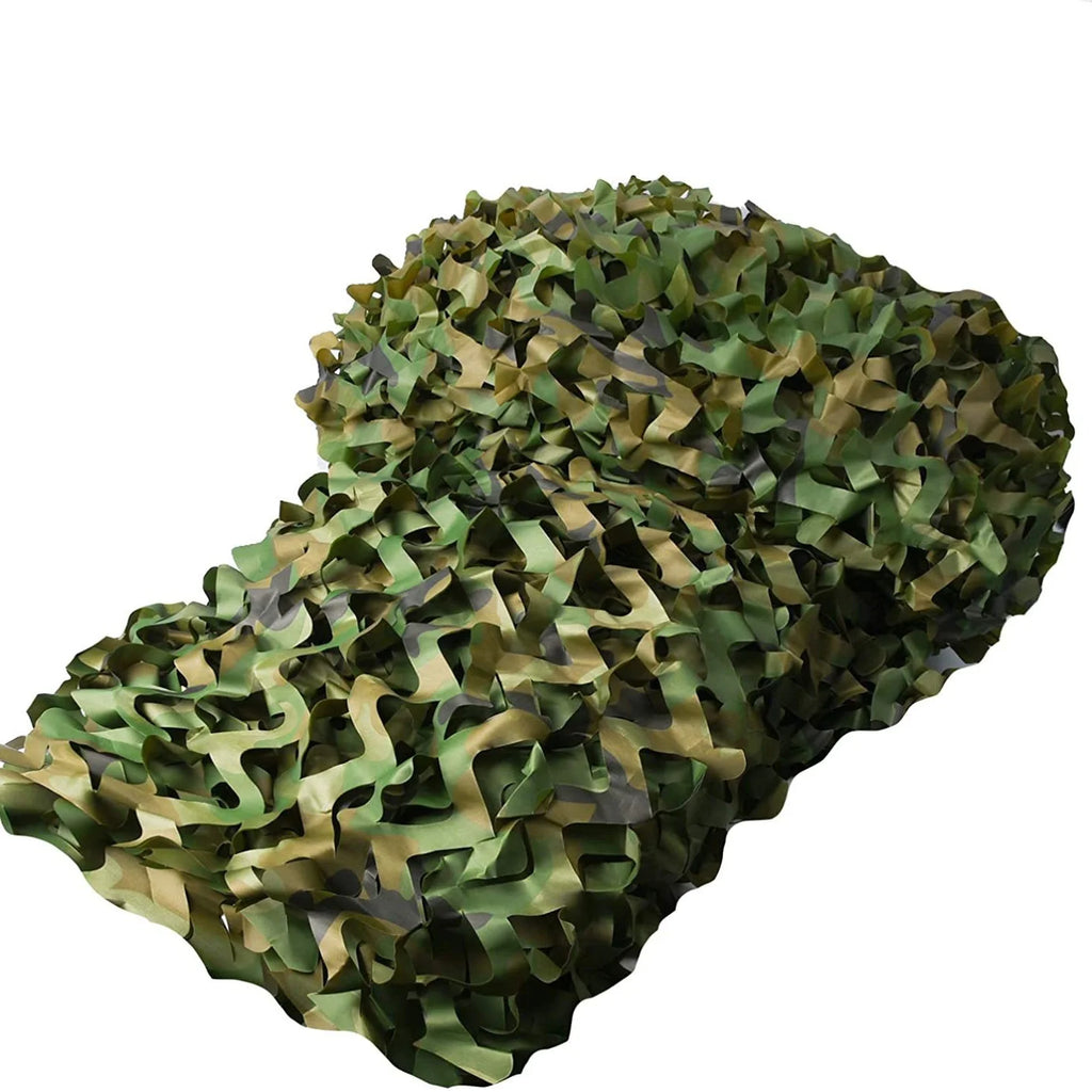 Camouflage Net Bulk Roll - Shade Net for Hunting, Home Decor, Paintball, Bird Watching Camping Car Cover