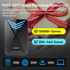 Launchbox 2T Game Hard Drive Disk for PS4/PS3/PS2/Wii/WiiU/GAMECUBE etc with 4200+ 3D/PC Games Portable Game Console For Laptop