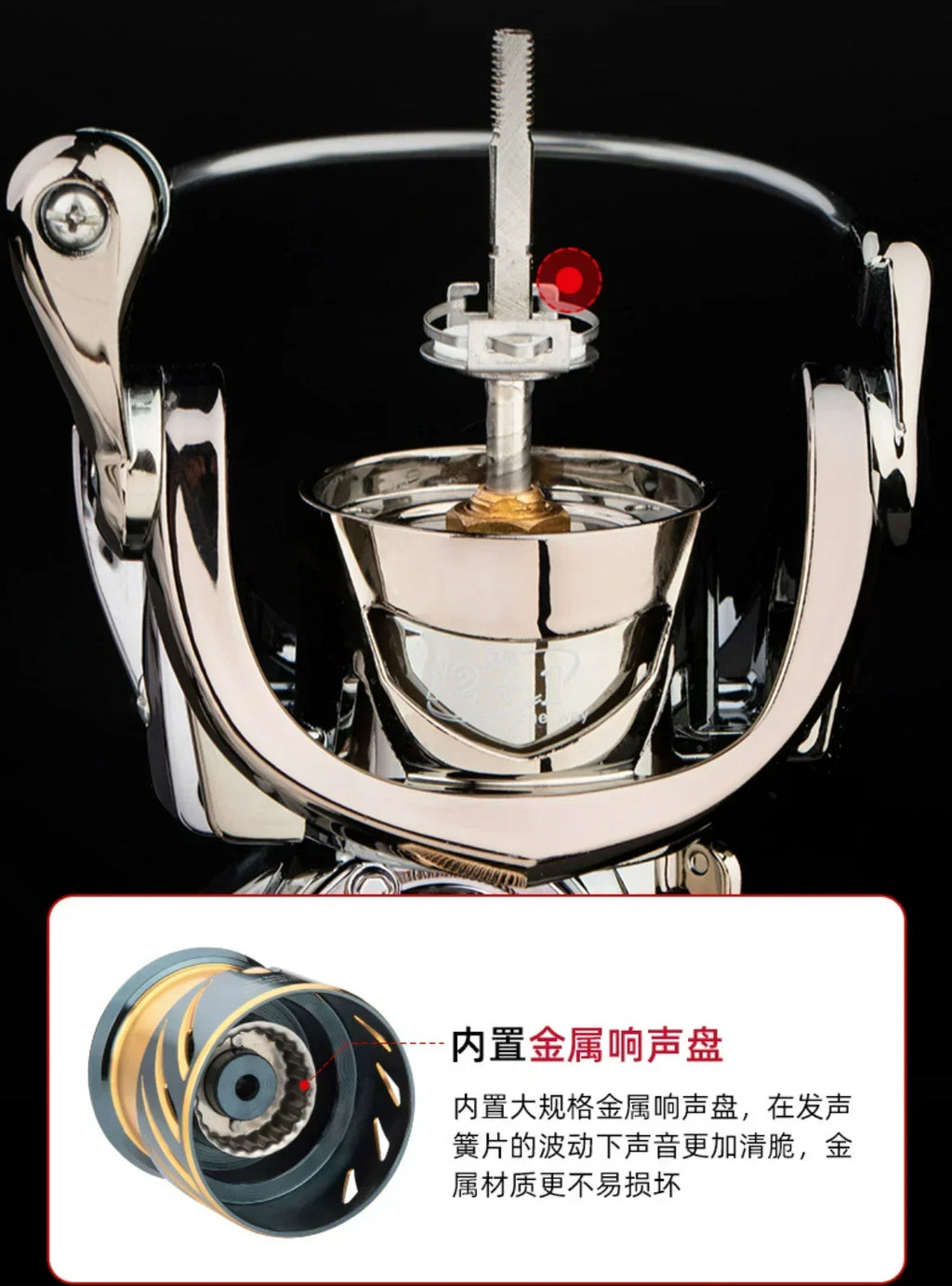 Okuma All Metal Fishing Reel Shallow Line Cup 15KG Anti Seawater Corrosion Rotating Reel 1000-5000