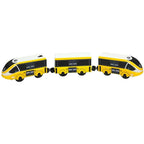 Wooden Train Toys Train Track Magnetic Set Electric Car Locomotive Diecast Slot Fit All Wood Brand Biro Railway Tracks For Kids