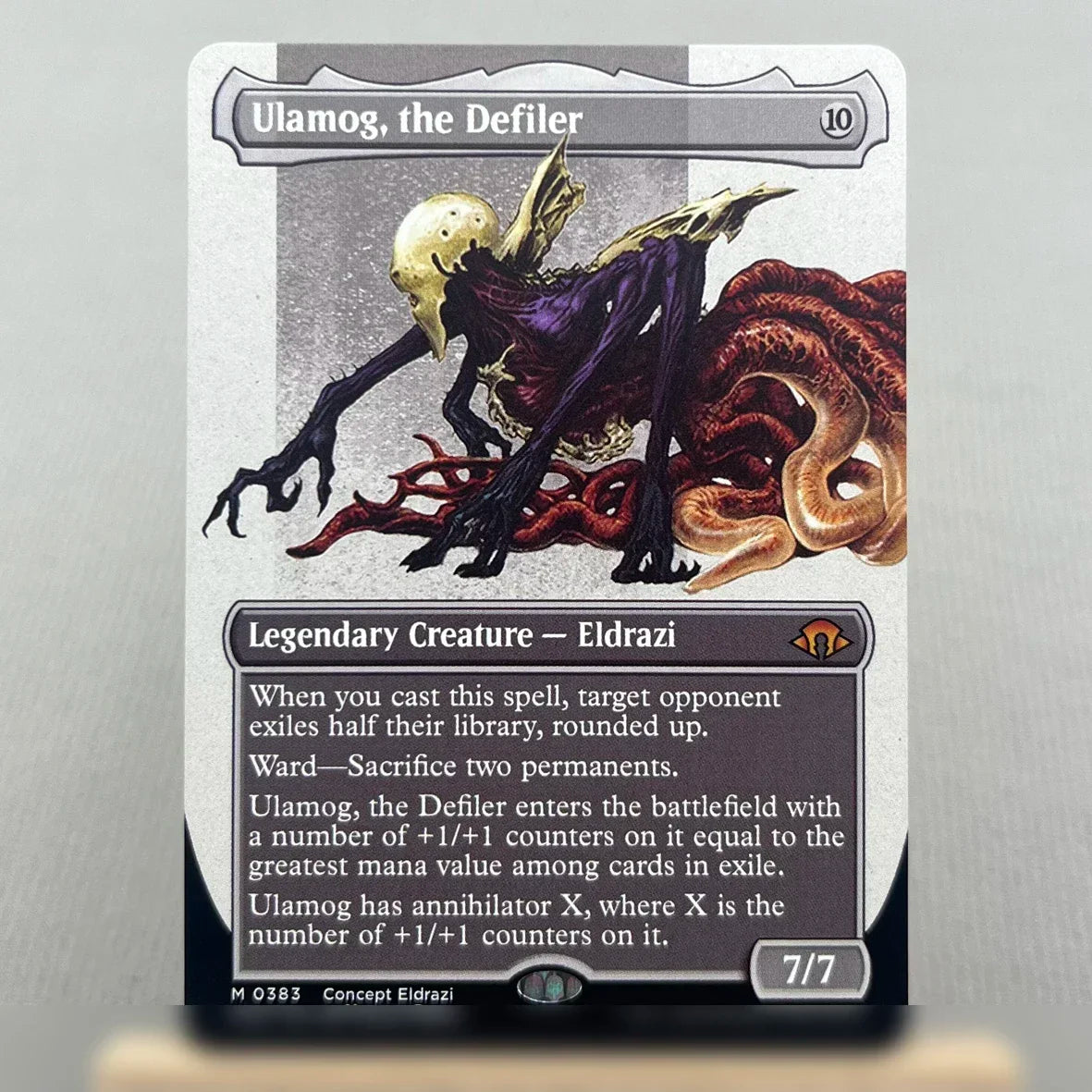 BIG MH3 OTJ OTP HOLO7-Ⅰ01 Tcg cards proxys Magical  Simulacrum Synthesizer and Power Vaultborn the Tyrant Ulamog, Gather