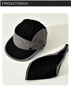 UPF50+ Sun Hat Detachable Neck Flap Quick Dry 5 Panel Camp Cap Outdoor Fishing Hiking Safari Hat Breathable Lightweight Unisex