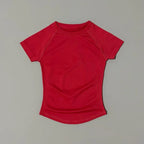 Sport Short Sleeve Top Women Running Sports T Shirt Summer Short Sleeve Round Neck Breathable Gym Vest Yoga Fitness Top