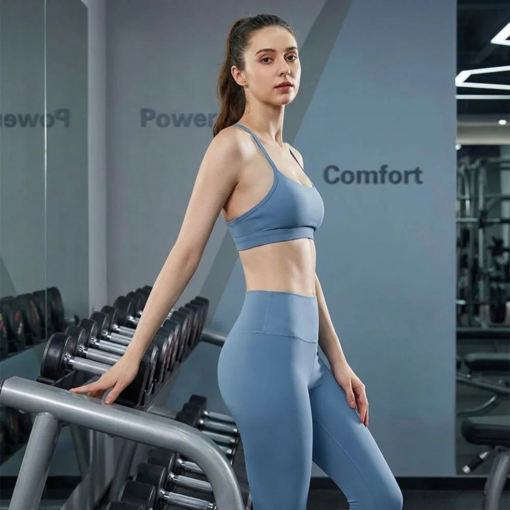 Activewear Set 2-Piece: Sports Bra & High Waist Leggings, Workout Outfit for Yoga, Running, Fitness & Gym Clothing for Women’s Main image