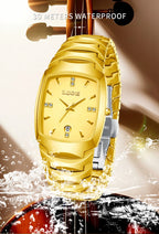 LIGE Fashion Luxury Woman Watch Simple Elegant Stainless Steel Casual Quartz Watches for Women Calendar Ladies Romantic Gift New