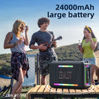 zealot-S95 Portable Bluetooth Speaker Waterproof 120W High Power RGB Colorful Light Wireless Subwoofer 360 Stereo Surround TWS