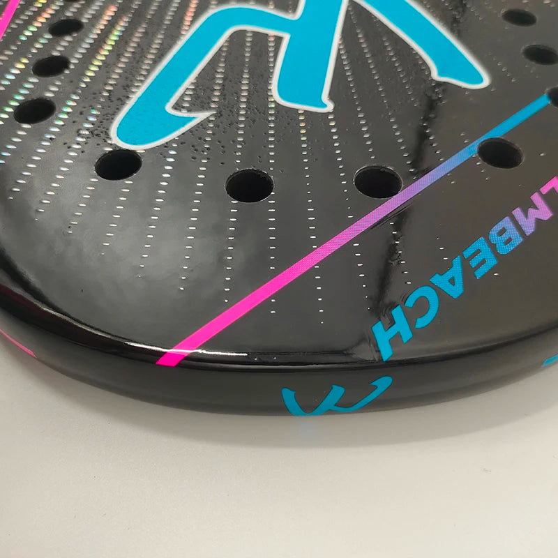 Camewin 3K Beach Tennis Racket Full Carbon Fiber Rough Surface Outdoor Sports Racket For Men Women Adult Tennis Racket The New