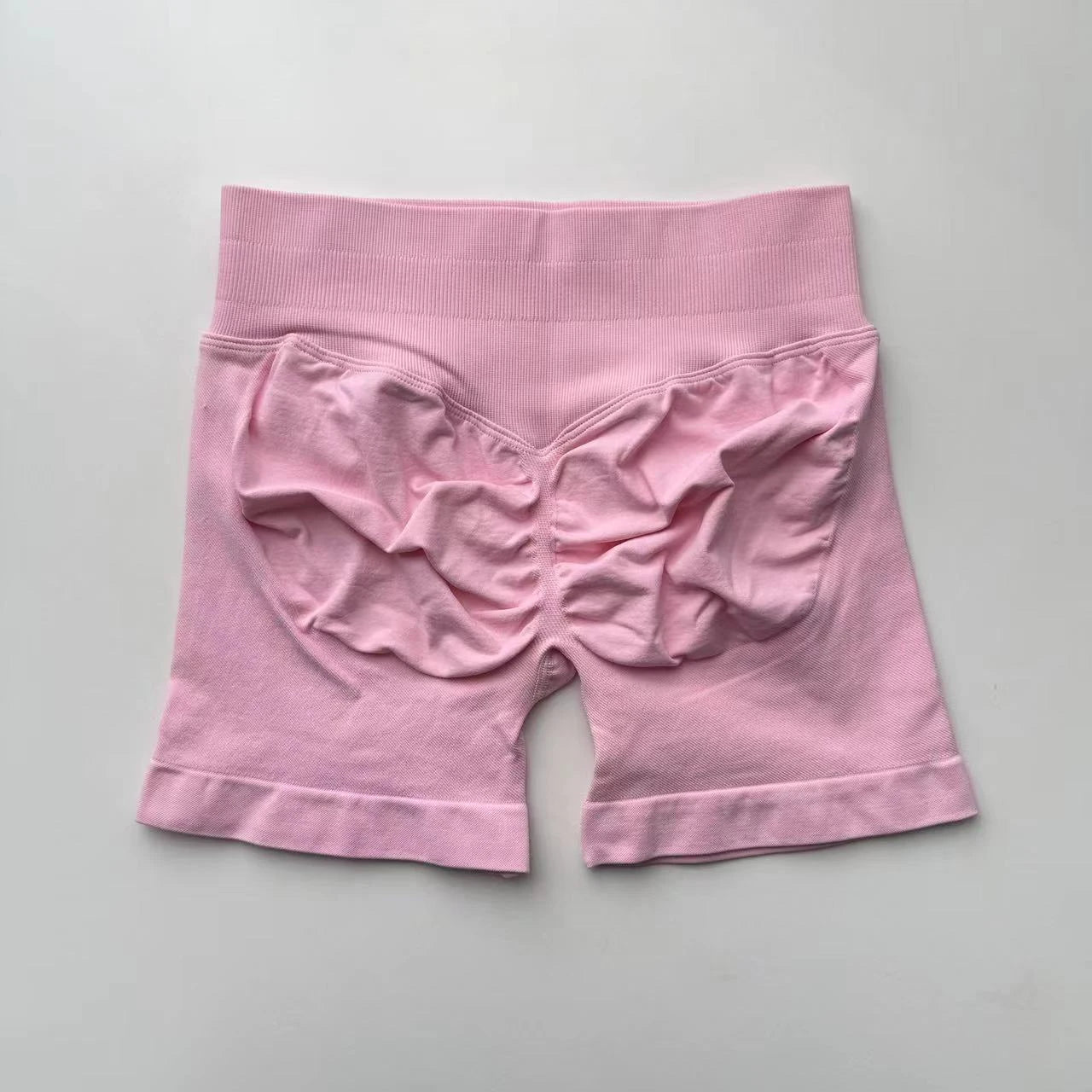 Impact Shorts 4.5" Seamless High Stretch Low Ribbed Band Subtle Glute Contour Shorts Fitness Workout Yoga Gym Shorts