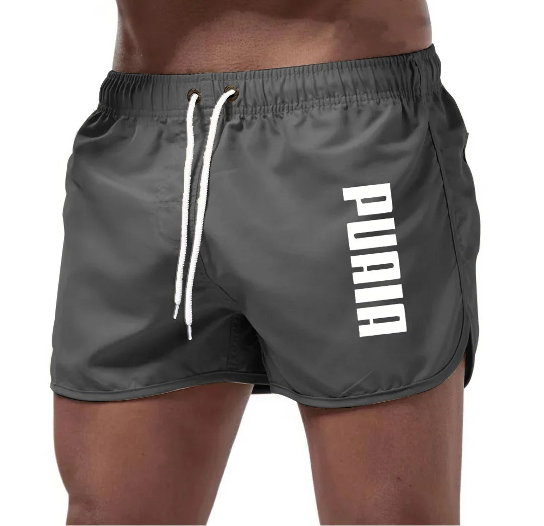 New Hot Summer Swim Trunks Sport Gym Running Shorts Male Beachwear Luxury Beach Shorts Quick Dry Mens Siwmwear Board Briefs
