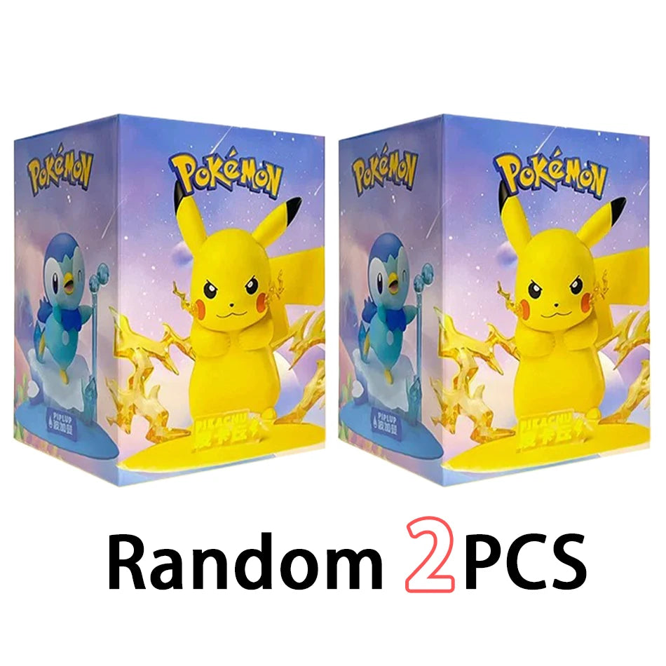Pokemon Series Blind Box Pikachu Mewtwo Anime Figures Ornaments Dolls Gardevoir Sylveon Model Fans Desktop Car Christmas Gift