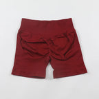 Impact Shorts 4.5" Seamless High Stretch Low Ribbed Band Subtle Glute Contour Shorts Fitness Workout Yoga Gym Shorts