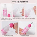UR SUGAR 3PCS False Nails Set With 420Pcs Matte Soft Gel Tips Solid Glue Gel Remover Quick Nail Extension Kit Nail Beauty Starte