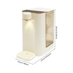 Electric Water Dispenser 27x19x26cm 10.63x7.48x10.24in 2000W Rare Earth Heating 3L 0.79Gal Multiple Temperature Touchscreen for