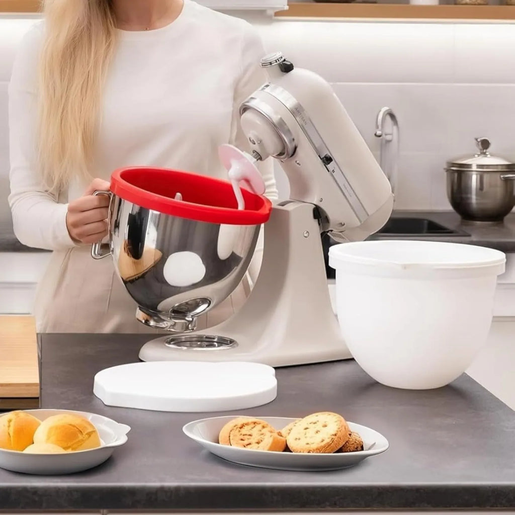 Silicone Bowl Liner with Lid for KitchenAid Tilt-Head 5 Qt Mixers