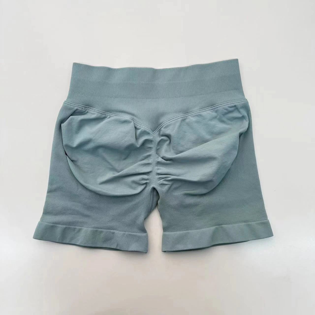 Impact Shorts 4.5" Seamless High Stretch Low Ribbed Band Subtle Glute Contour Shorts Fitness Workout Yoga Gym Shorts