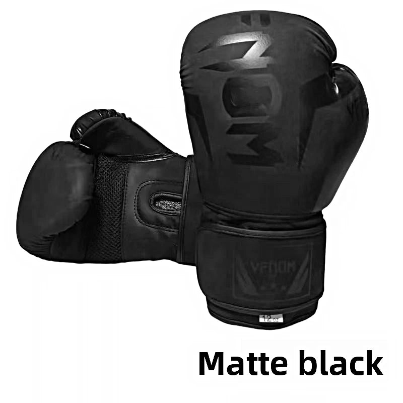 6oz,8oz,10oz,12oz,14oz,16oz boxing gloves, PU leather breathable professional boxing gloves Taekwondo, Muay Thai Main image