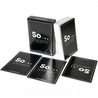 Cards Board Game Conversation Starter Questions Card Game for Adults & Families Couple Bedroom Excited Deck For Party Playing