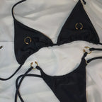 Micro Bikinis 2025 Sexy Women Swimsuit Swimwear Female Bikini Set Push Up Biquini Bathing Suit Black Swimming Suits Beachwear