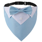 Sucado Bow Tie Dog Collar Tuxedo Bandana Adjustable Formal Puppy Triangle Neck Wear for Wedding Birthday Dress-up Cosplay Party