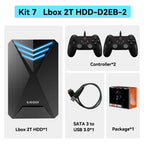 Launchbox 2T Game Hard Drive Disk for PS4/PS3/PS2/Wii/WiiU/GAMECUBE etc with 4200+ 3D/PC Games Portable Game Console For Laptop