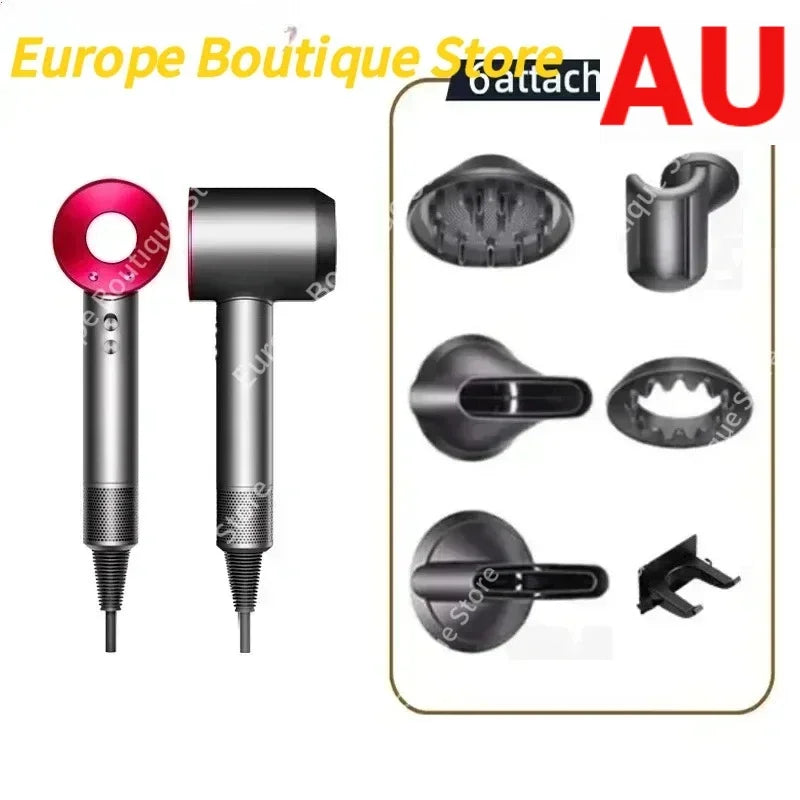 New Super Hair Dryer 220V Leafless Hair Dryer Personal Hair Care Styling Negative Ion Tool Schedule Negative Ion Electric Dryer