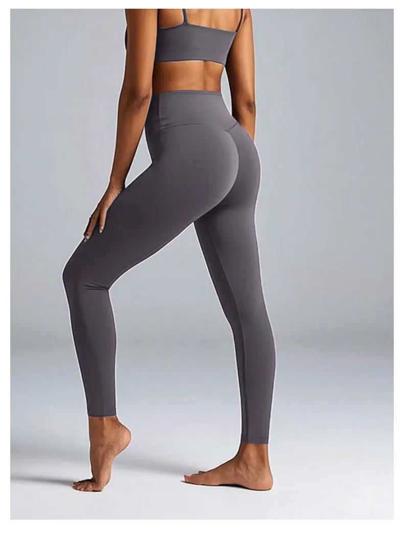 Summer Sale High-Waist Yoga Pants - 4-Way Stretch Quick-Dry Leggings for Running Cycling Gym Workout