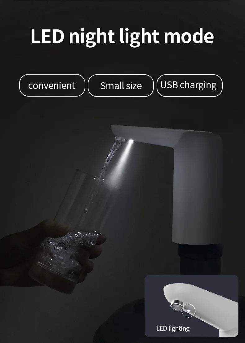 Water Dispenser automatic  Mini Barreled Water Electric Pump USB Charge Portable Water Dispenser Drink Dispenser