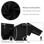 Winter Sports Suit for Children Quick Drying Thermal Underwear Boys Girls Compression Sportswear for Basketball Football