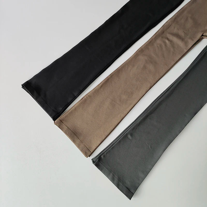 High Waisted Compression Without Awkward Lines Micro Flared Yoga Outdoor Wear Seamless Elastic Fitness Pants Lifting Leggings Secondary image